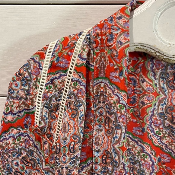 TOBI • Boho Printed Kimono Blouse • Size M - Picture 5 of 9